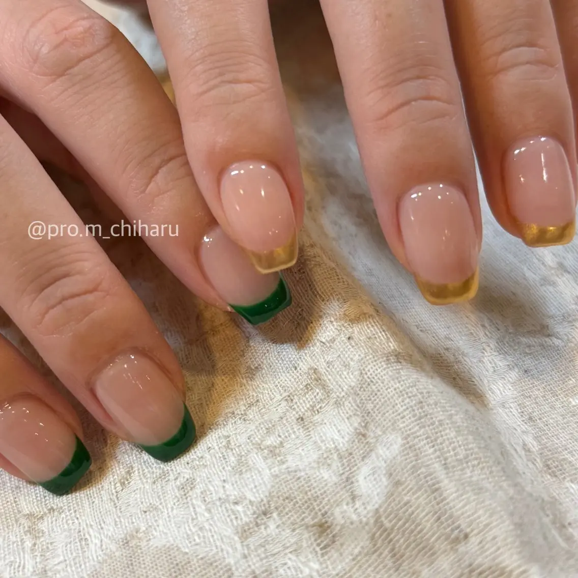 ネイル ミラーネイル ハンドネイル pro.M chiharuのネイルデザイン