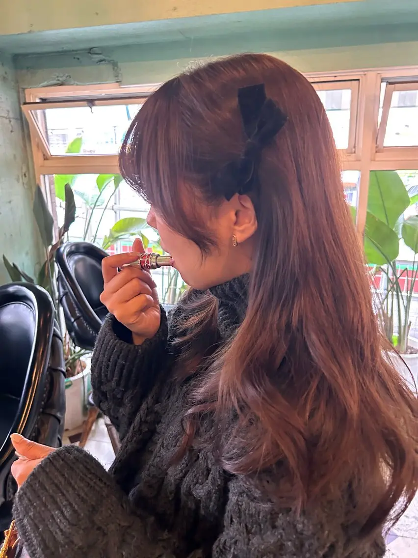 ロング ヘアカラー トリートメント ふわっとレイヤー‪☆ 菅原 千鶴のヘアスタイル
