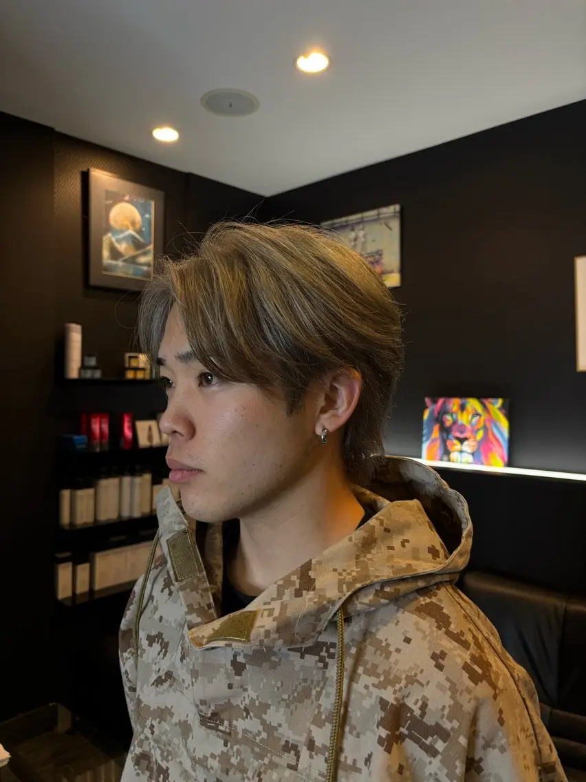 カラー 西村 賢斗のヘアスタイル