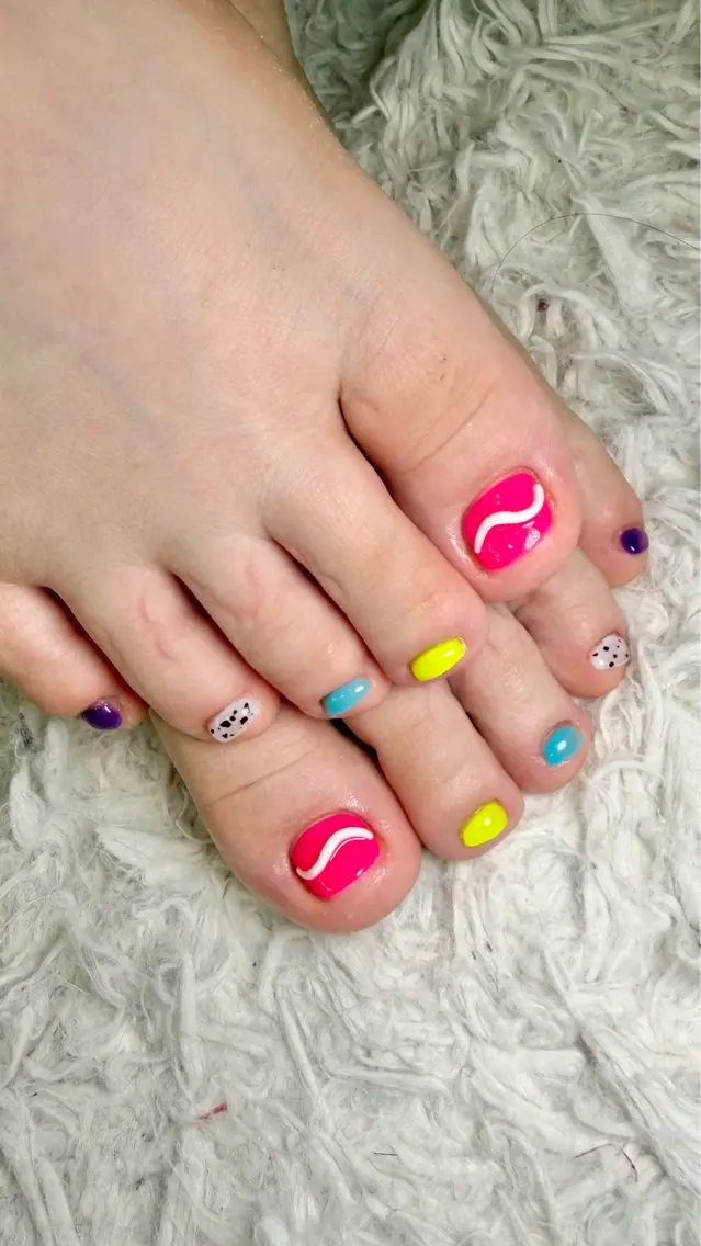 【FOOT】季節ごとに変わる定額デザイン🩵¥7500​〜​【オフなし】の写真