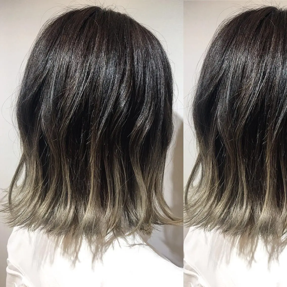 ミディアム カラー box mico. mutsumiのヘアスタイル