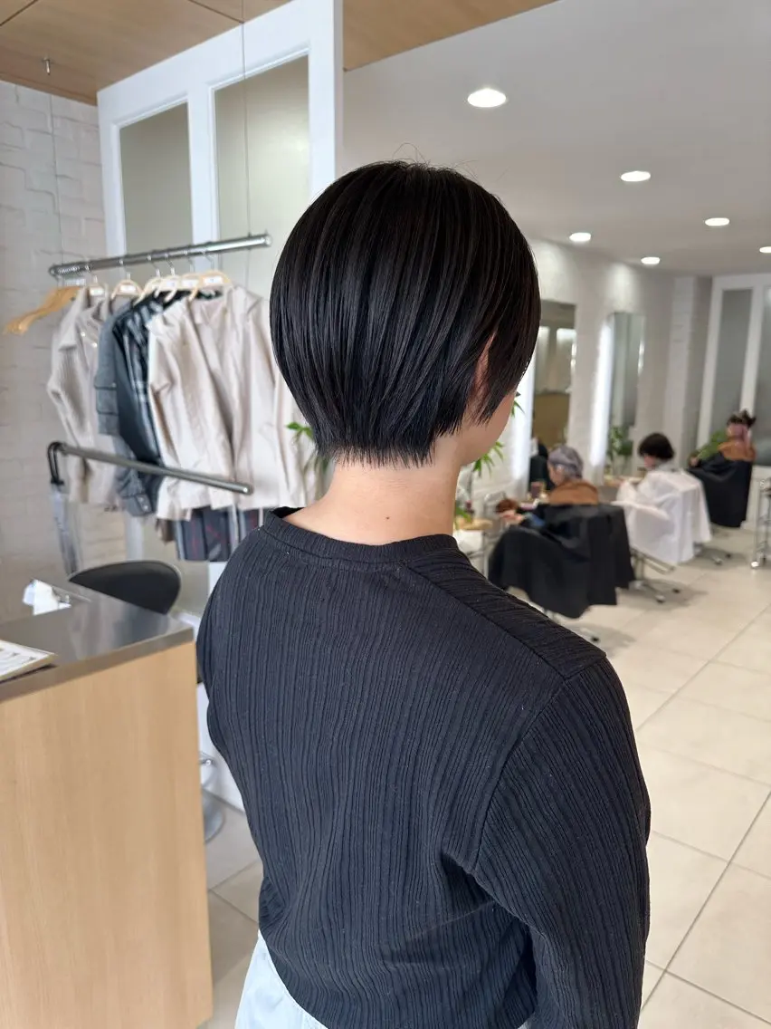 ショート ショートボブ ボブ ショートヘア カット トリートメント 山下恋佳/矢場町/ ブリーチ/ショートのヘアスタイル