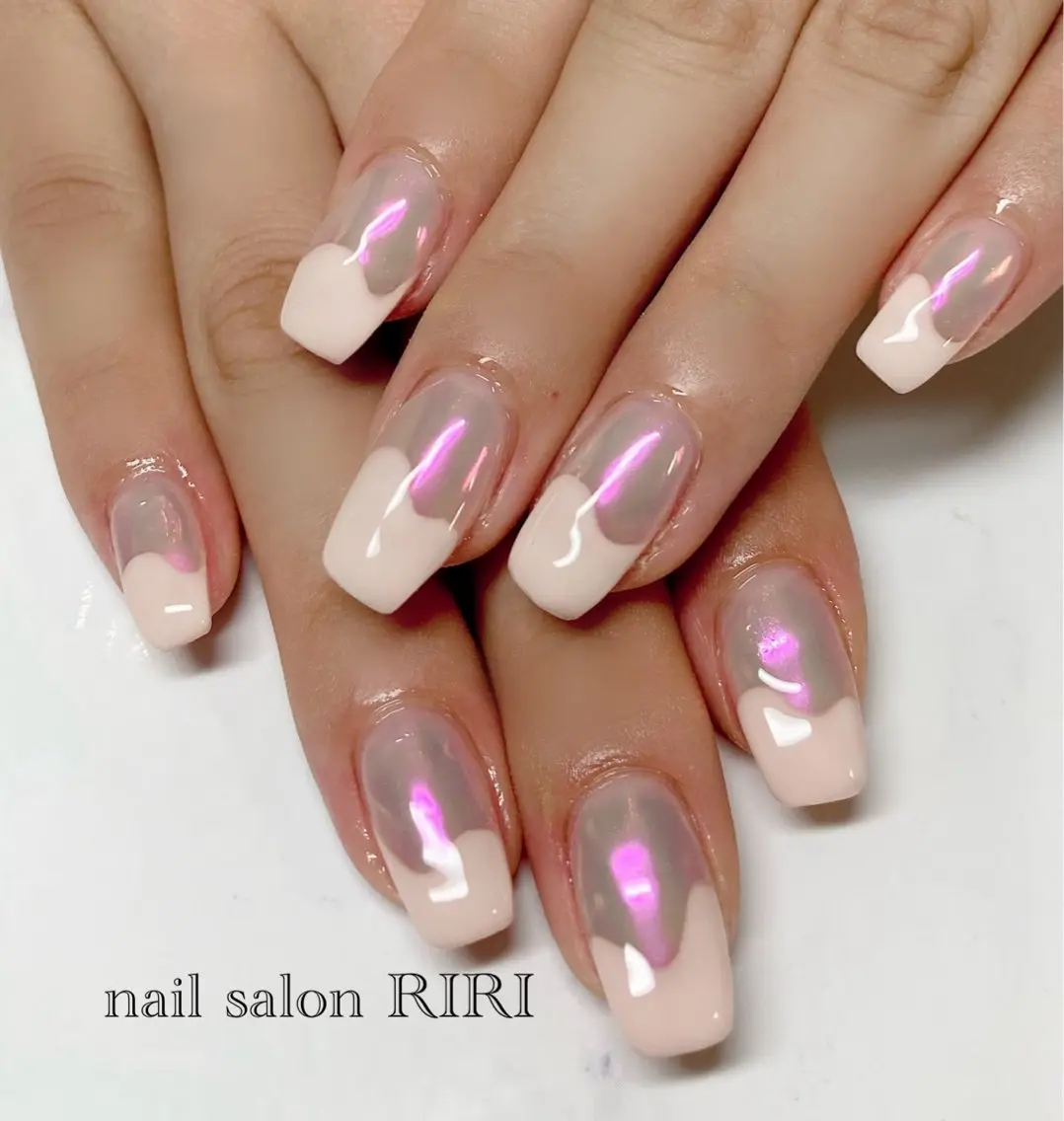 ネイル フレンチネイル ニュアンスネイル RIRI リリのネイルデザイン