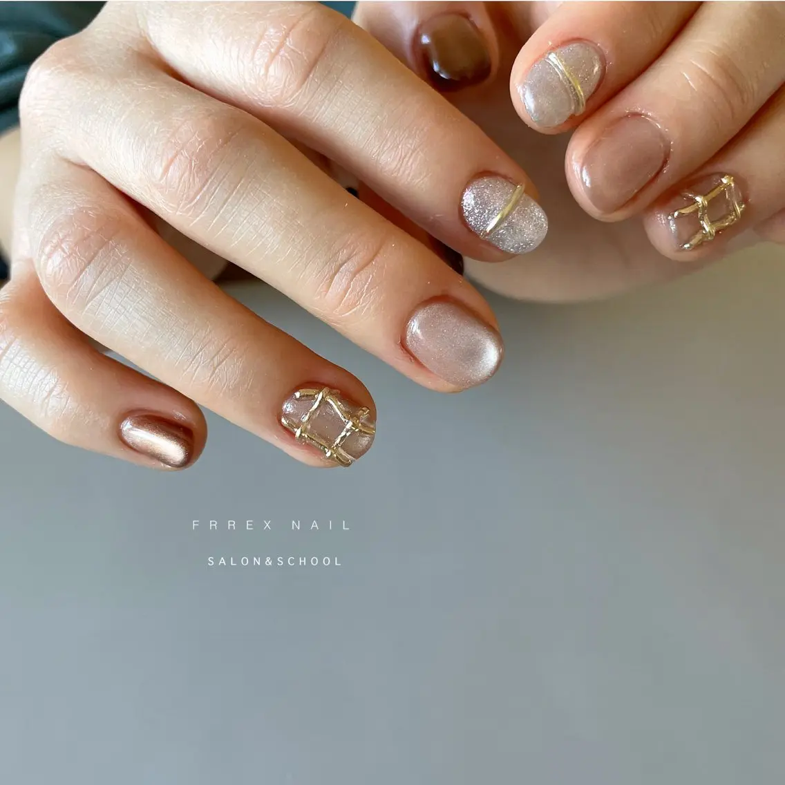 ネイル ハンドネイル ハンドケア freex nail /ニュアンス/個性派のネイルデザイン
