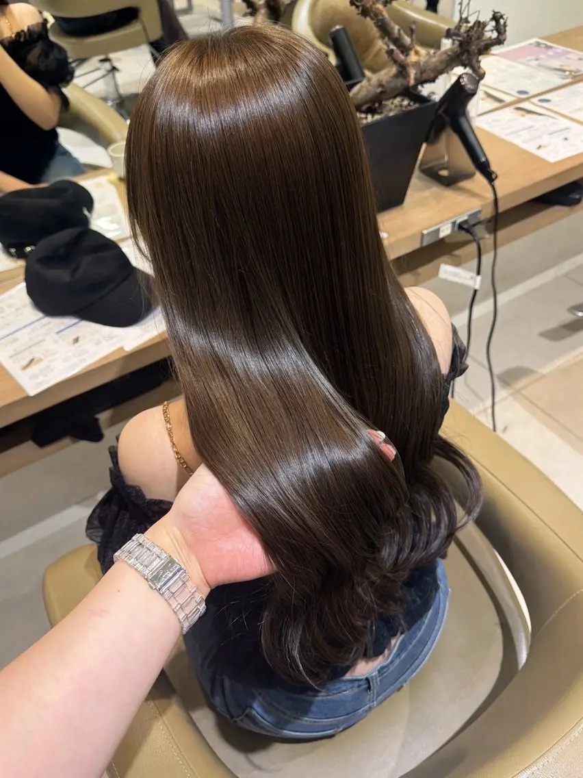 ロング カラー ヘアカラー 🌷透明感カラー🍑 Miyu🪽のヘアスタイル