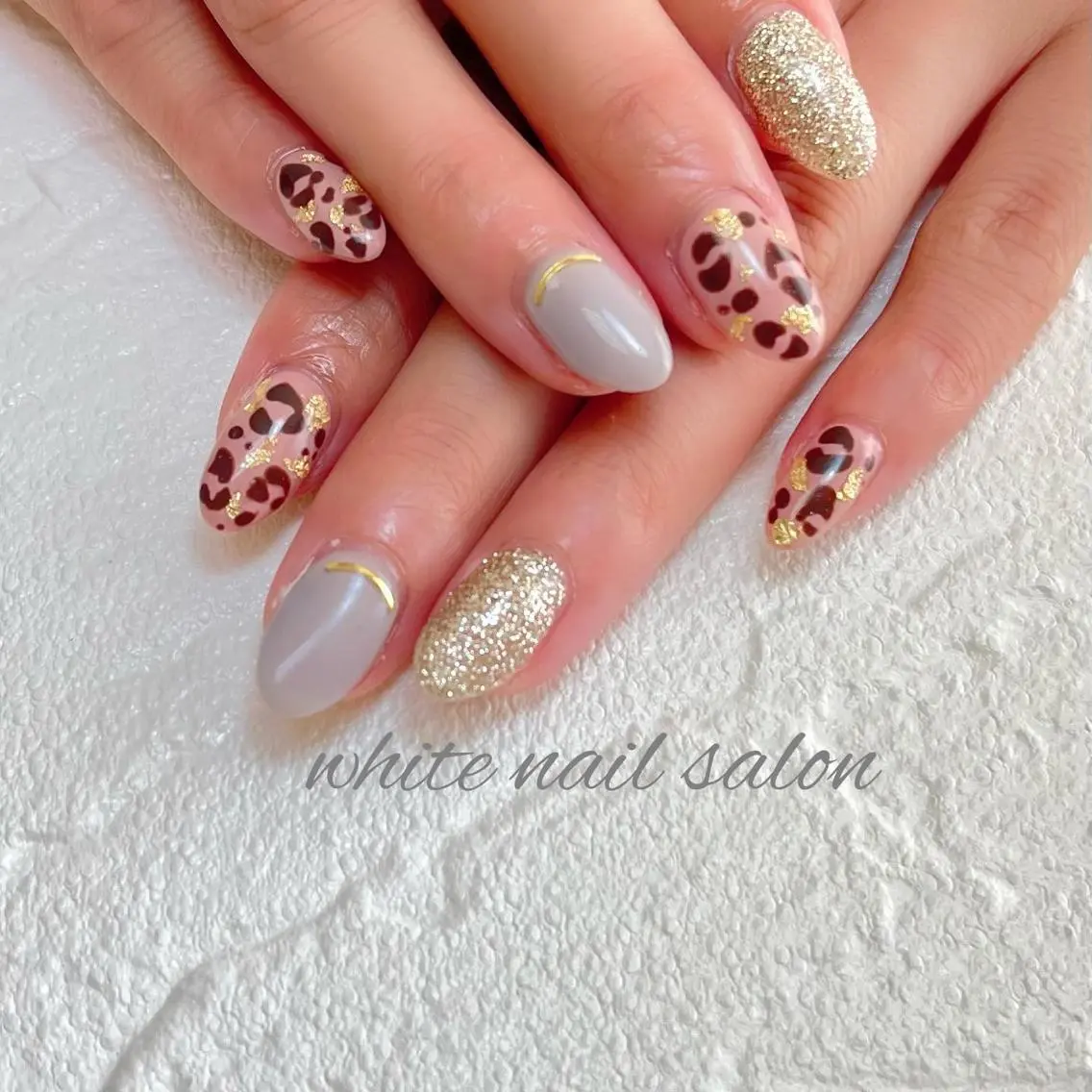 ネイル フットネイル ジェルネイル ハードジェル ラメ(グリッター) 持ち込み ハンドネイル white nail salonのネイルデザイン