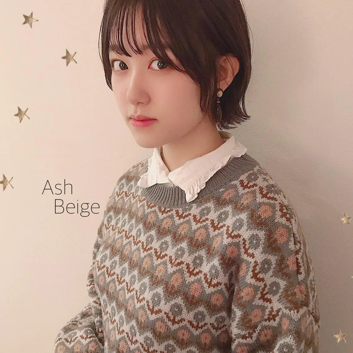 ショート カラー カット ヘアカラー 市川 千夏のヘアスタイル