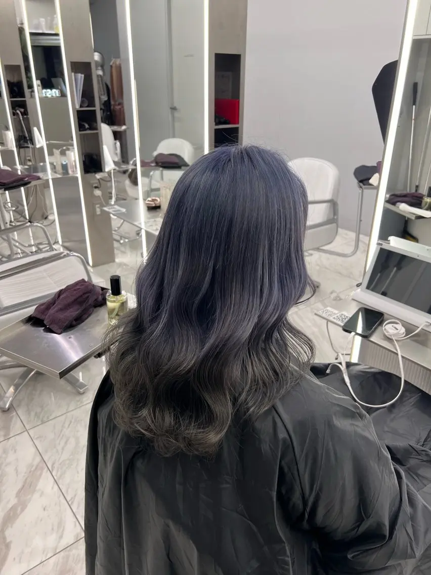 ロング カラー ヘアアレンジ ヘアカラー kayo吉祥寺カラー モデル募集中✨のヘアスタイル