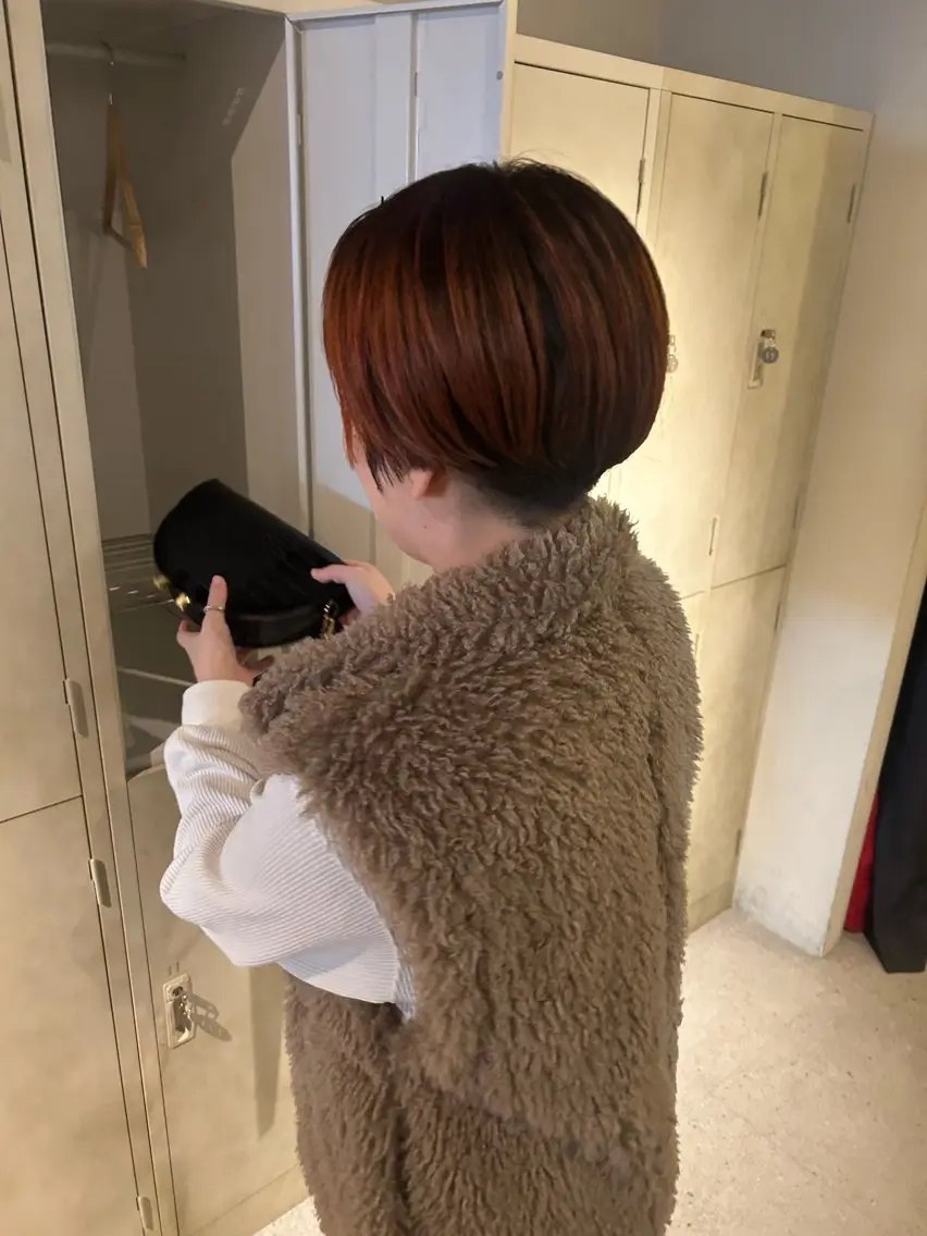 ショート カラー 野田阪神/暖色カラー Kairi🐬のヘアスタイル