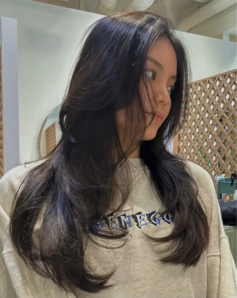 ロング カラー AYAKA 下北沢suuのヘアスタイル