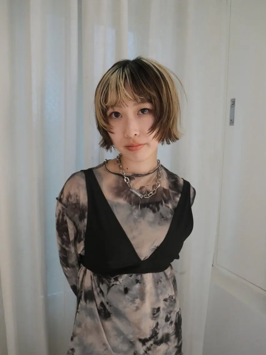 layer bob cut✂️の写真
