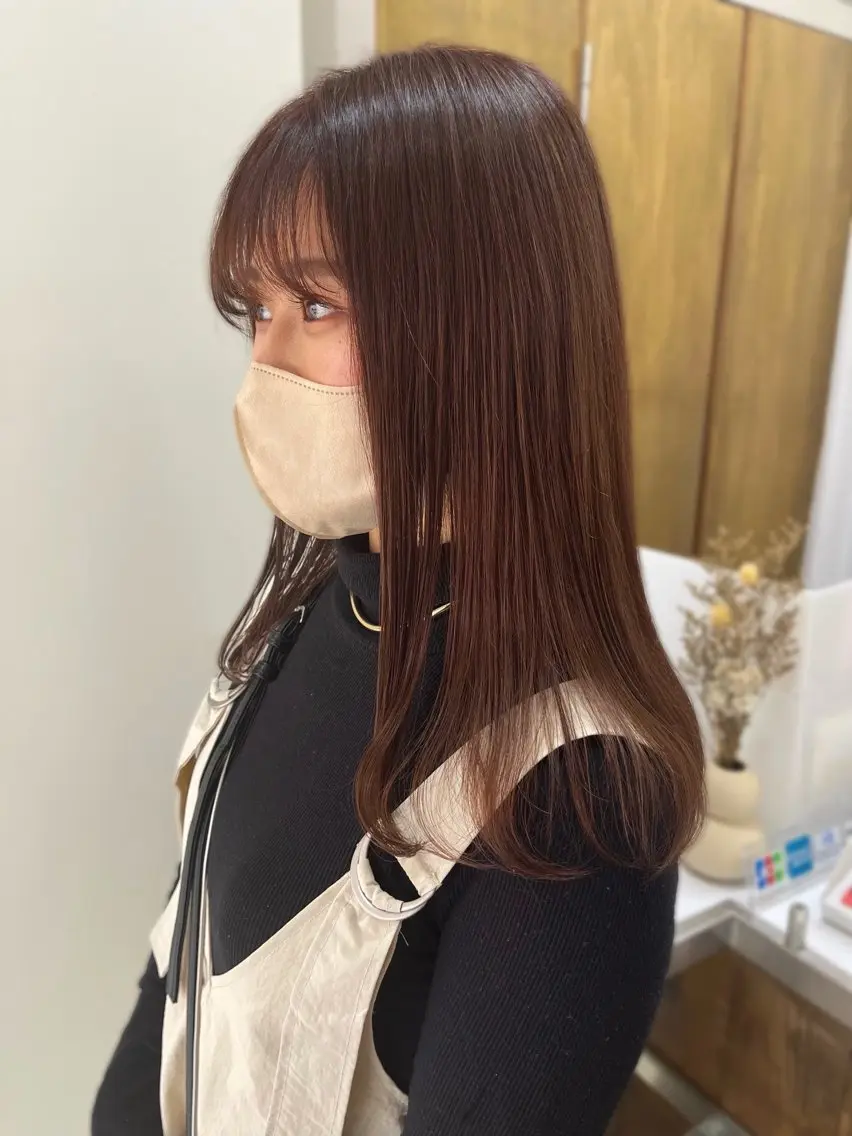 ミディアム カラー mako🌷ミニモ 限定クーポン多数🆕のヘアスタイル