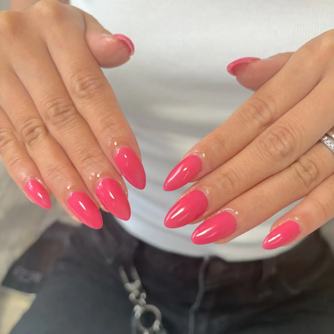 ネイル ワンカラーネイル ピンク ハンドネイル Nail Salon noiのネイルデザイン