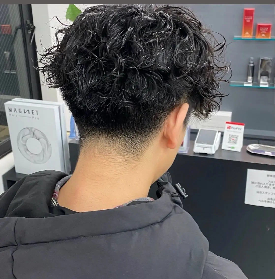 ミディアム パーマ メンズ カット パーマ メンズカット×パーマ ✂️今井魁人✂️のヘアスタイル