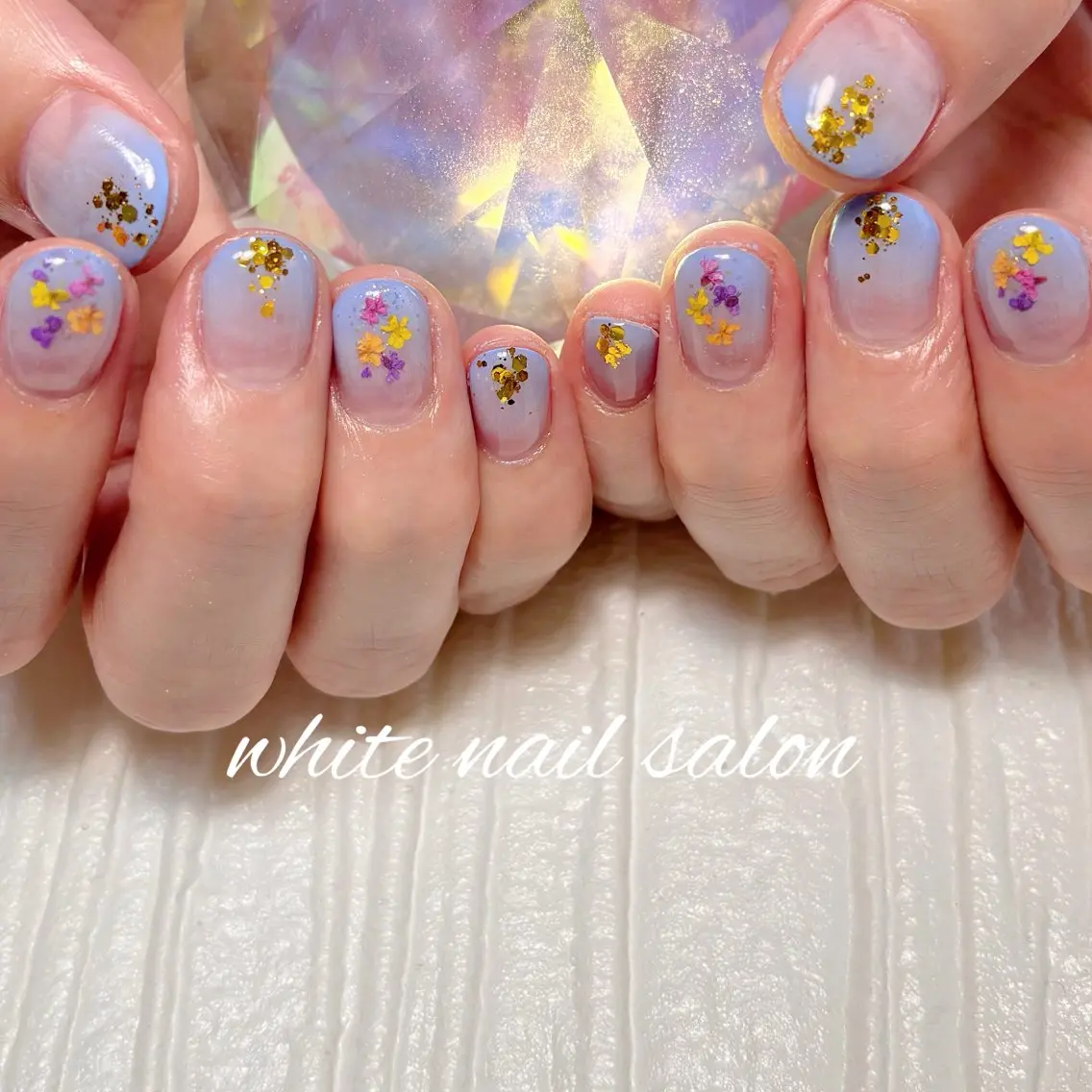 ネイル フットネイル ラメ(グリッター) ハンドネイル white nail salonのネイルデザイン