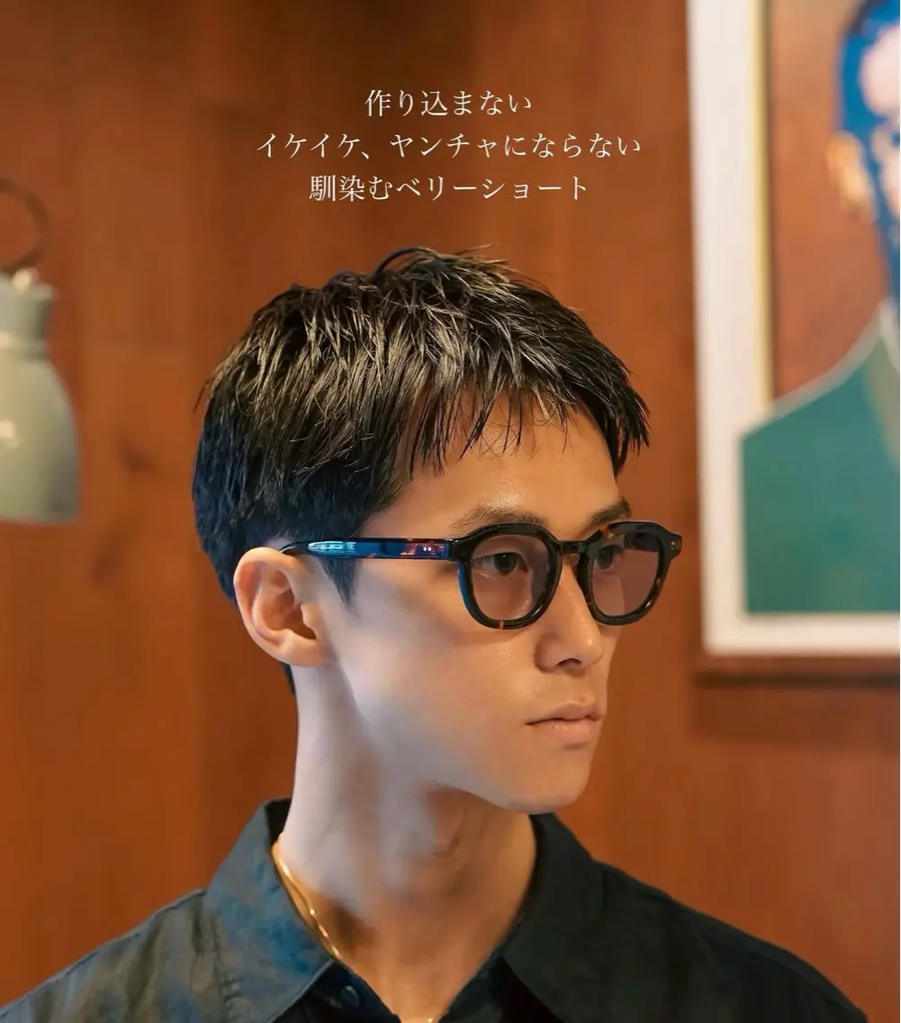 パーマ メンズ メンズショート タチカワユウキのヘアスタイル