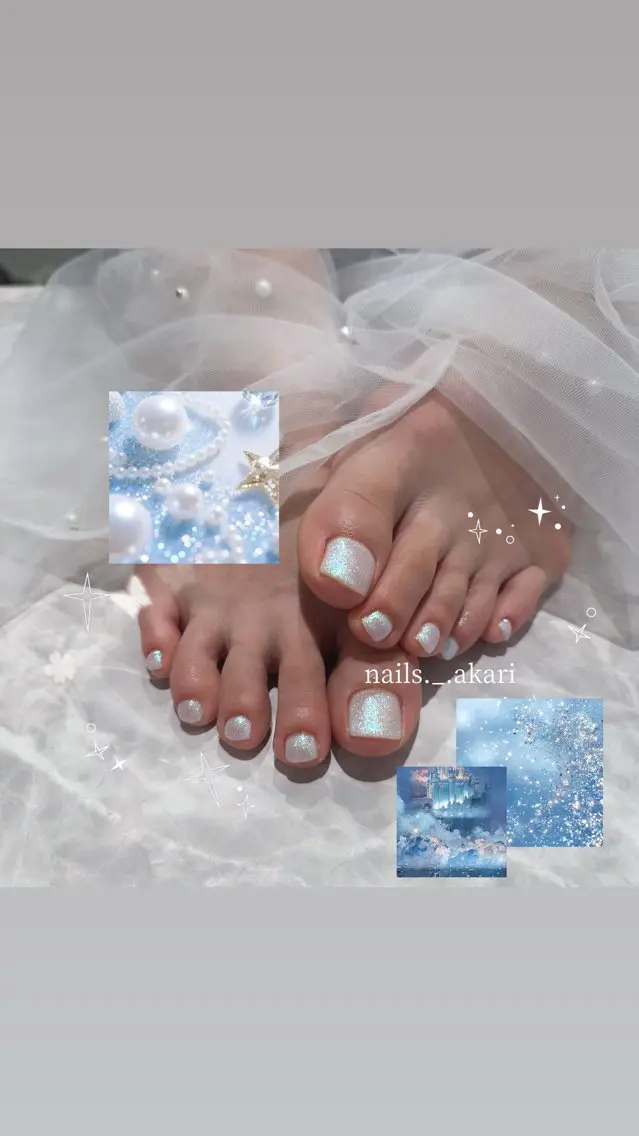 ネイル フットネイル akari🎀 naill｜堺筋本町のネイルデザイン