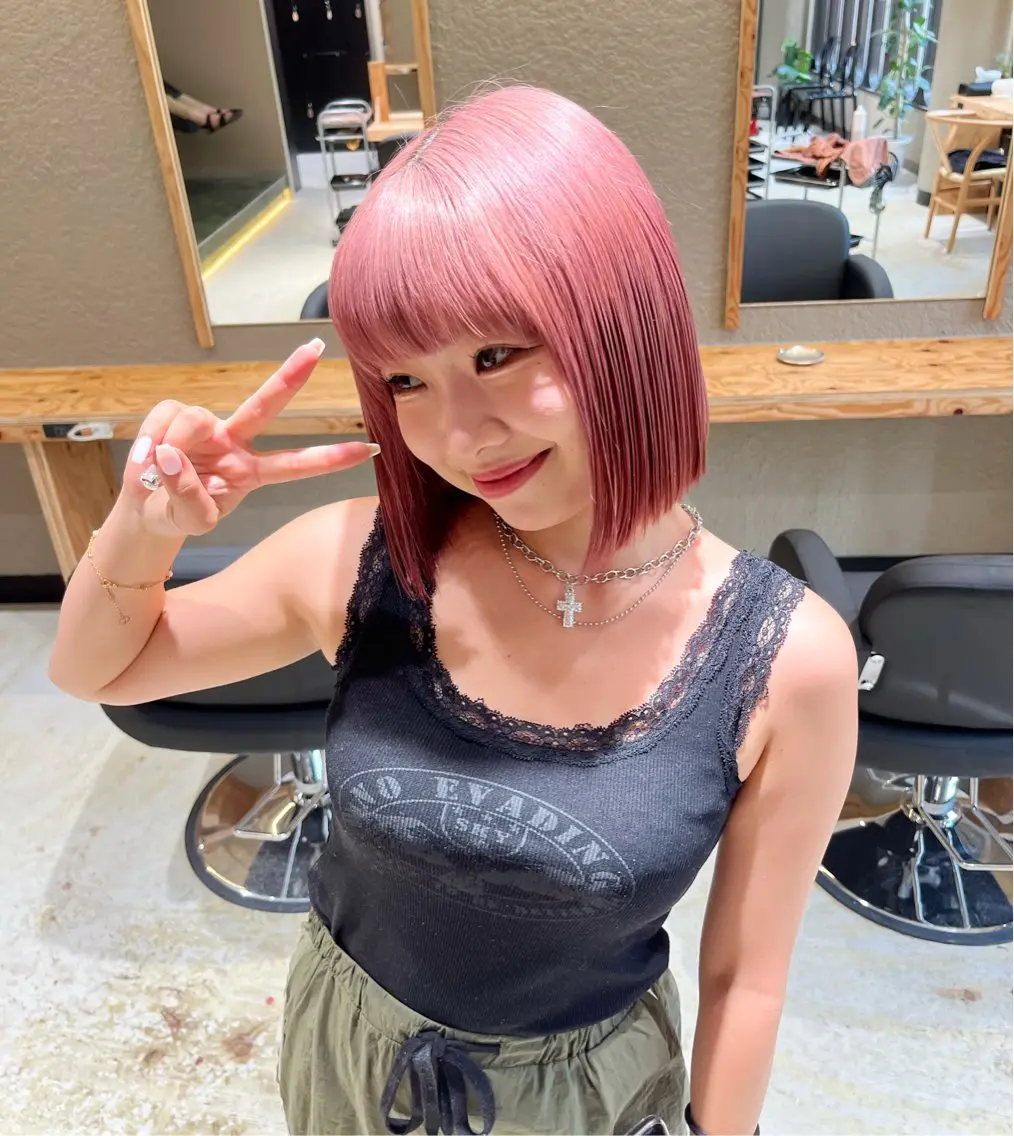 ミディアム カラー ヘアカラー トリートメント 🏅EIGHT難波/ 【店長】タモツのヘアスタイル