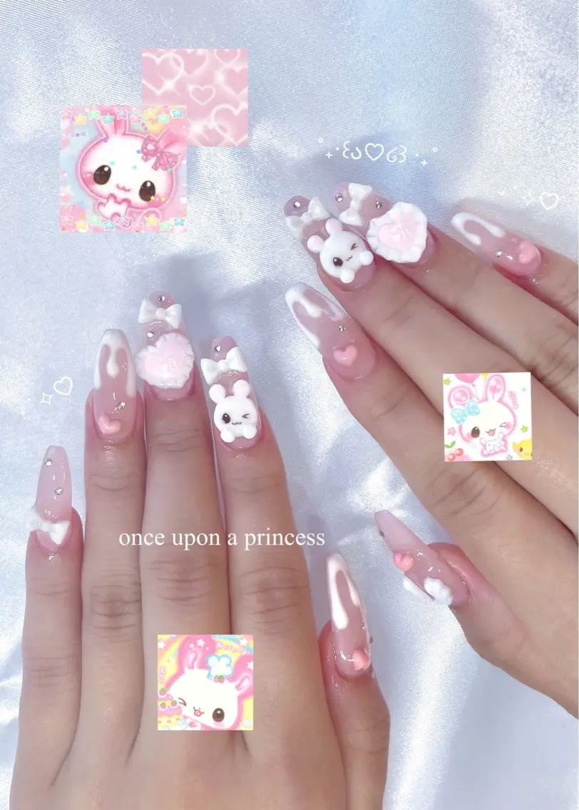 ネイル ハンドネイル Once upon a princessのネイルデザイン