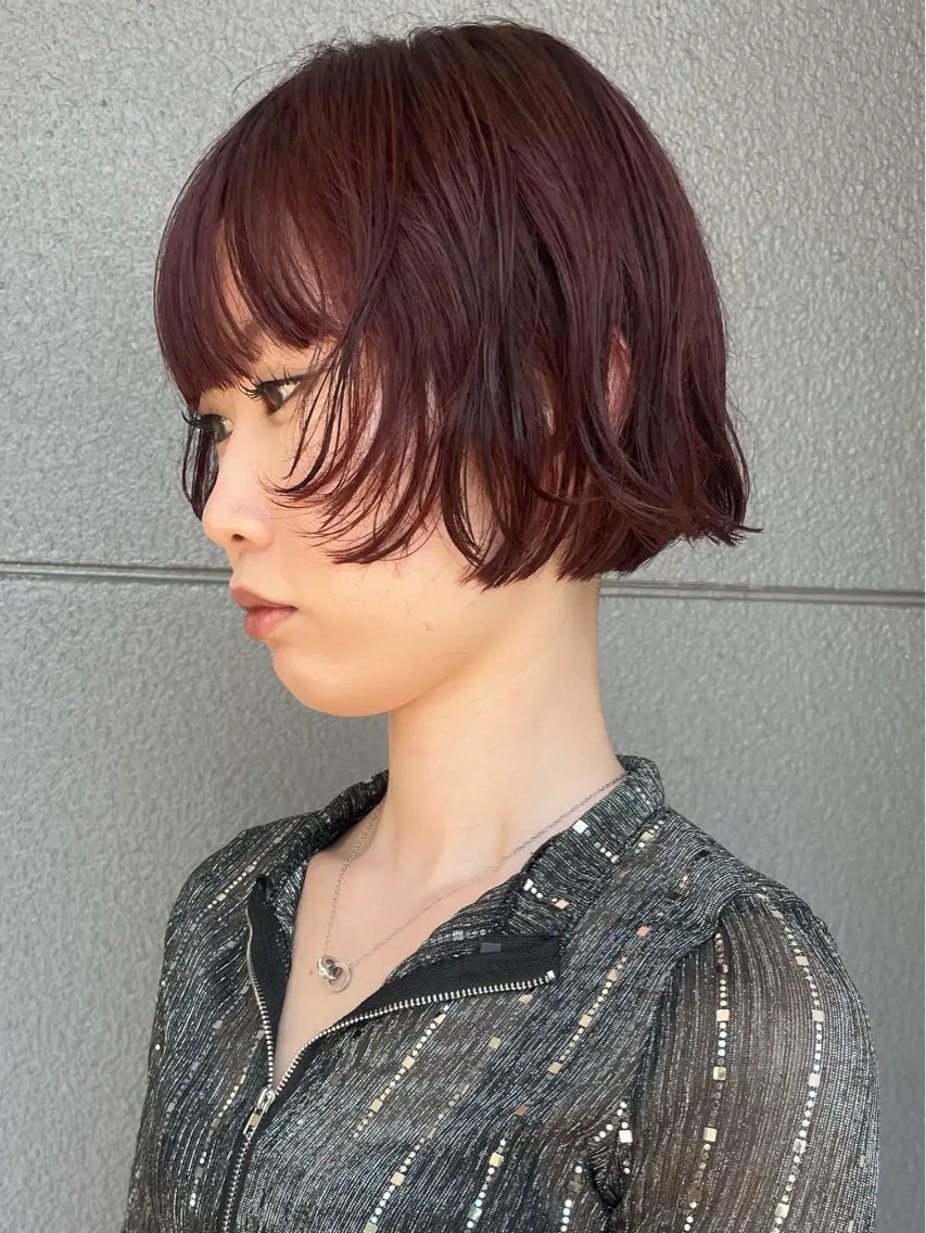 ショート カット ヘアカラー ブリーチなし/透明感 カラー/miyouのヘアスタイル