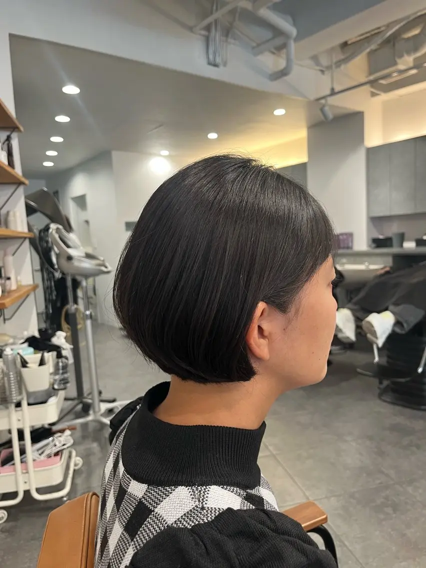 ショート ショートボブ ボブ ショートヘア カット SHIAN 橋本店 吉田 詩穂のヘアスタイル