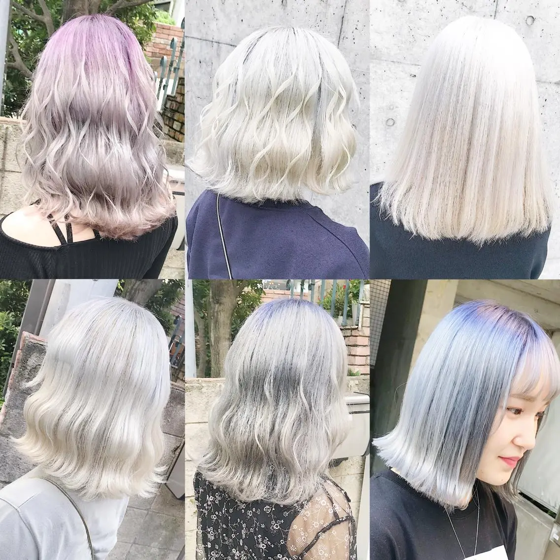 セミロング カラー ヘアアレンジ ヘアカラー トリートメント TAKUMAブリーチ /デザインカラーのヘアスタイル