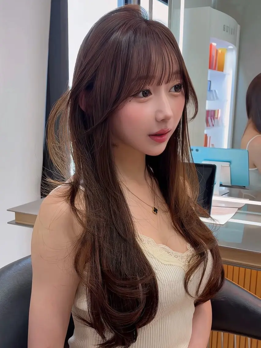 ロング カラー ヘアアレンジ ベージュカラー ブリーチ 透明感カラー ブリーチなしカラー 髪質改善 カット ヘアカラー トリートメント 【博多髪質改善】 吉村 清志のヘアスタイル