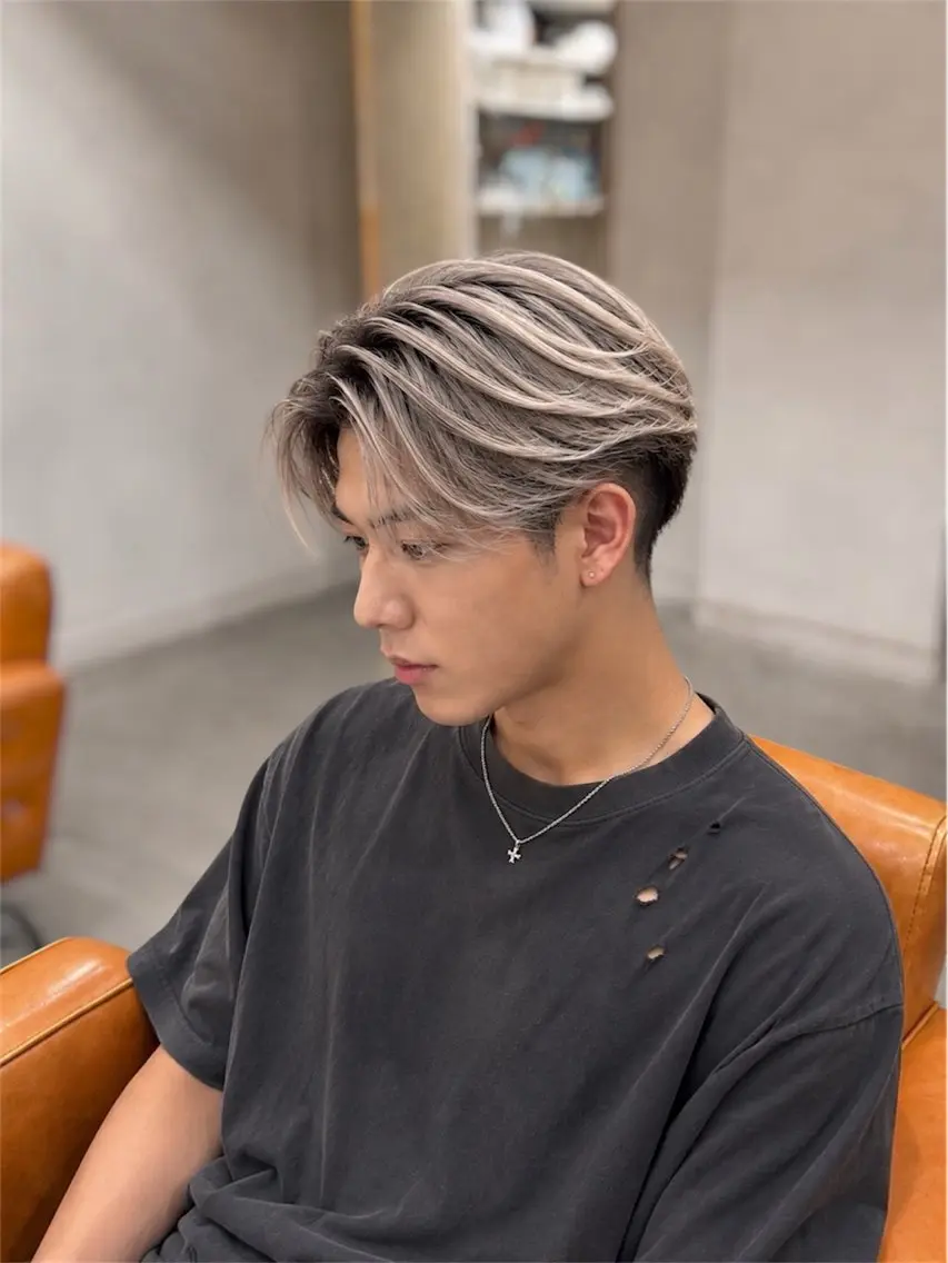 ✂️【個性派】メンズカット+バレイヤージュ(デザインカラー)+トリートメント(U24限定)の写真