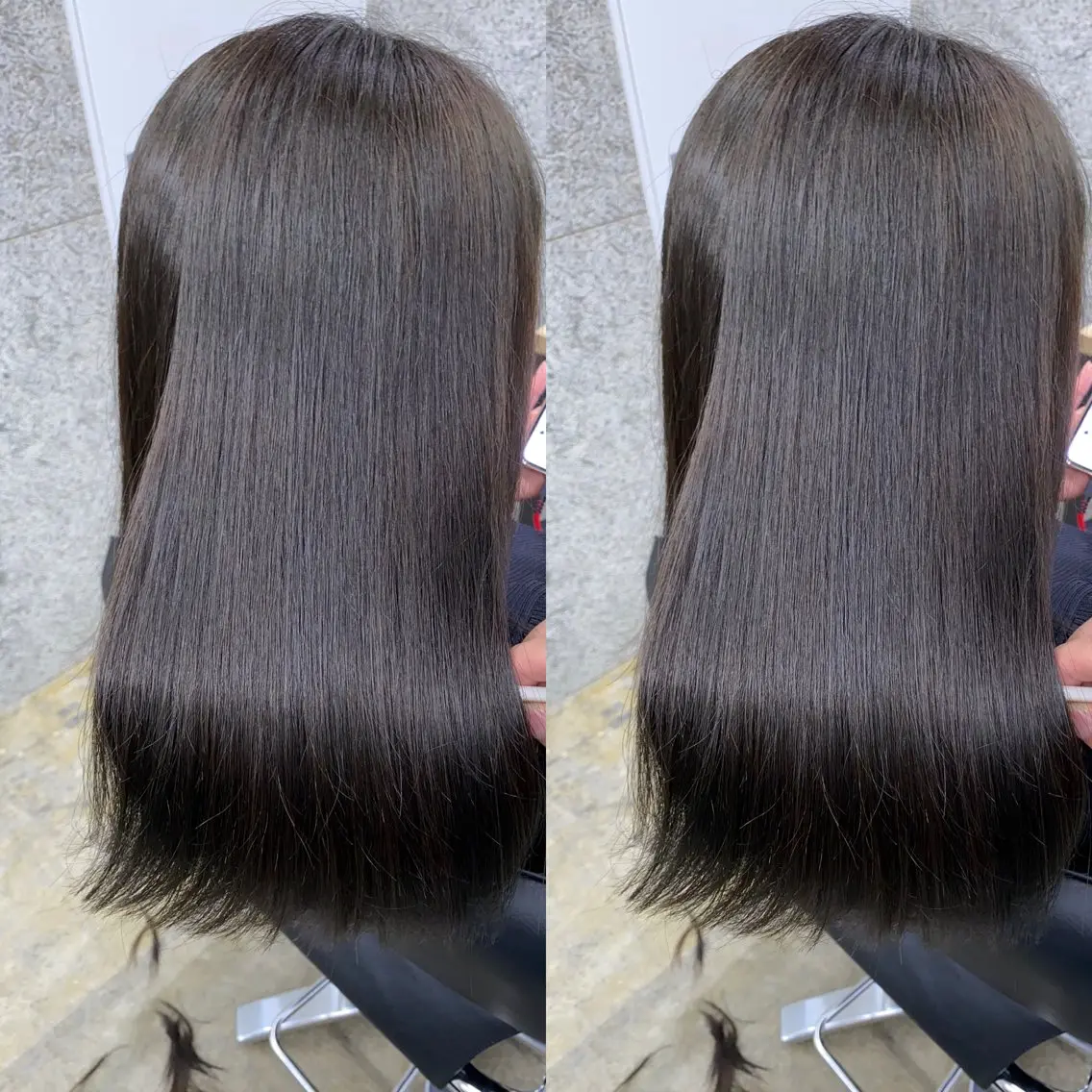 セミロング 髪質改善/浅沼 亮のヘアスタイル