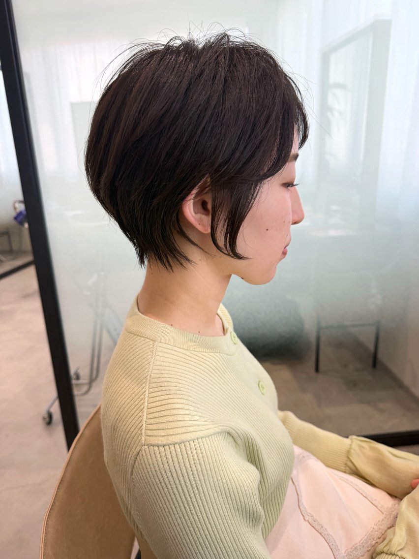 ショート カット ヘアカラー トリートメント Tamagawa Sakiのヘアスタイル