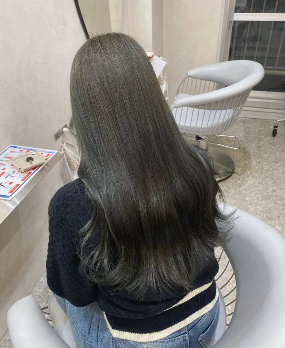 ロング カラー ヘアアレンジ カット ヘアカラー トリートメント レイヤー/顔周り/ 透明感カラー/ななのヘアスタイル