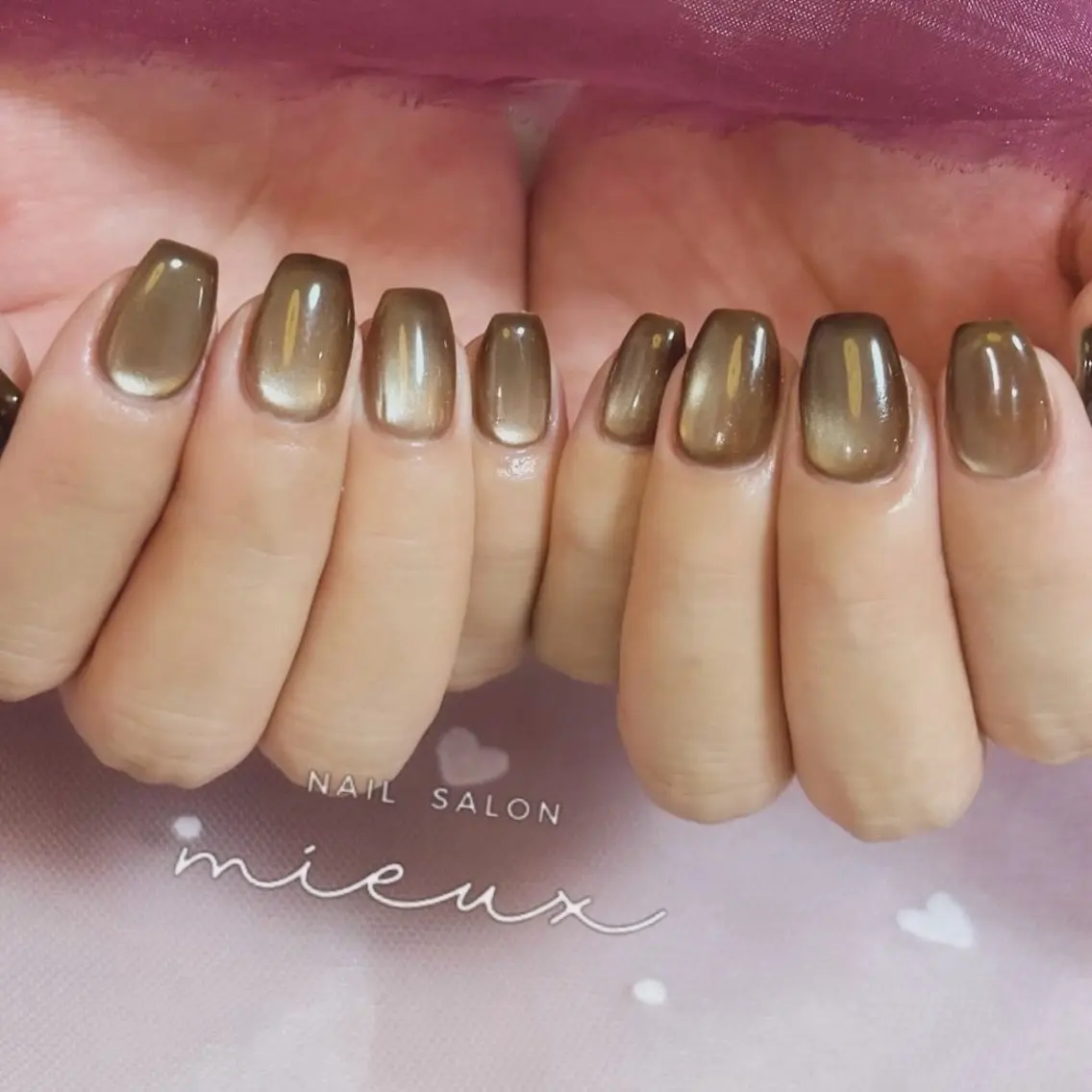 ネイル マグネットネイル ハンドネイル nailsalon mieuxのネイルデザイン