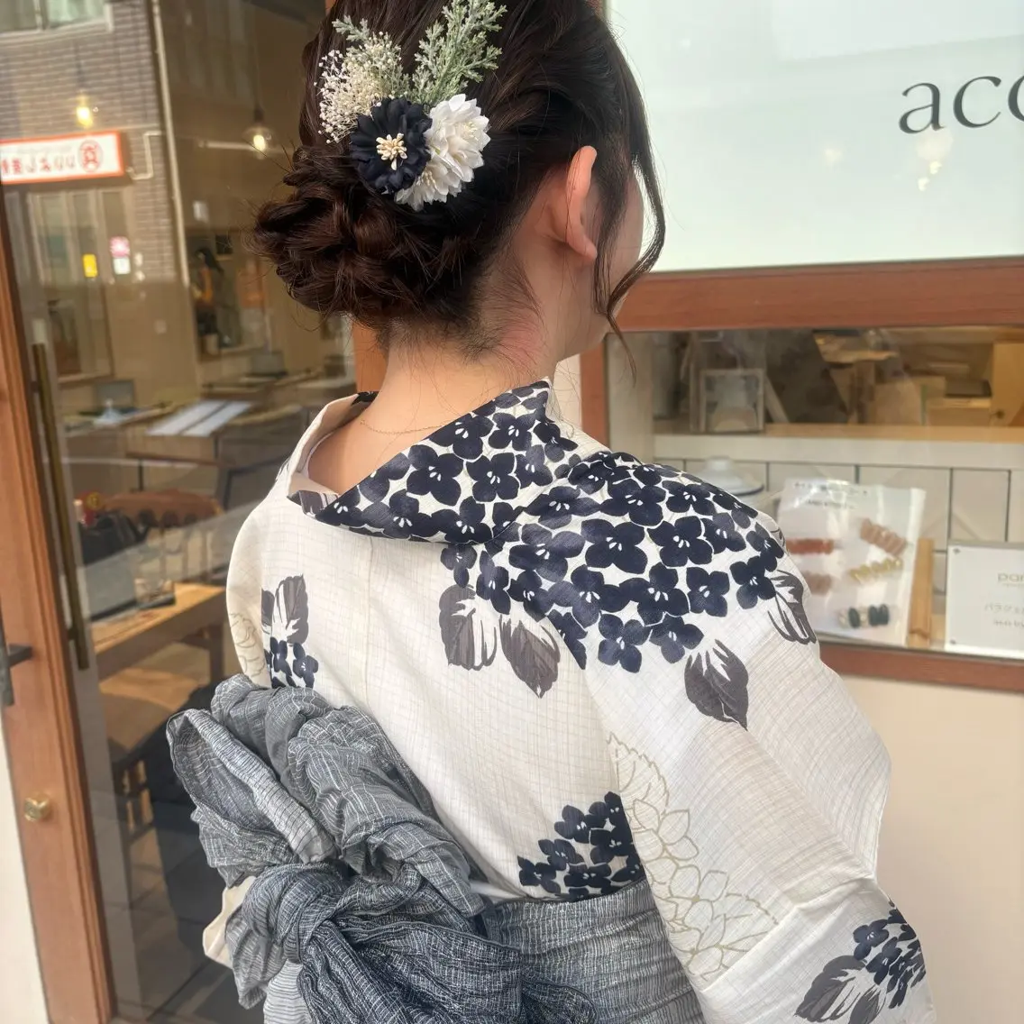 ヘアアレンジ 結婚式・ブライダル 浴衣 ブリーチモデル募集中 𓂃⟡.·　サヤのヘアスタイル