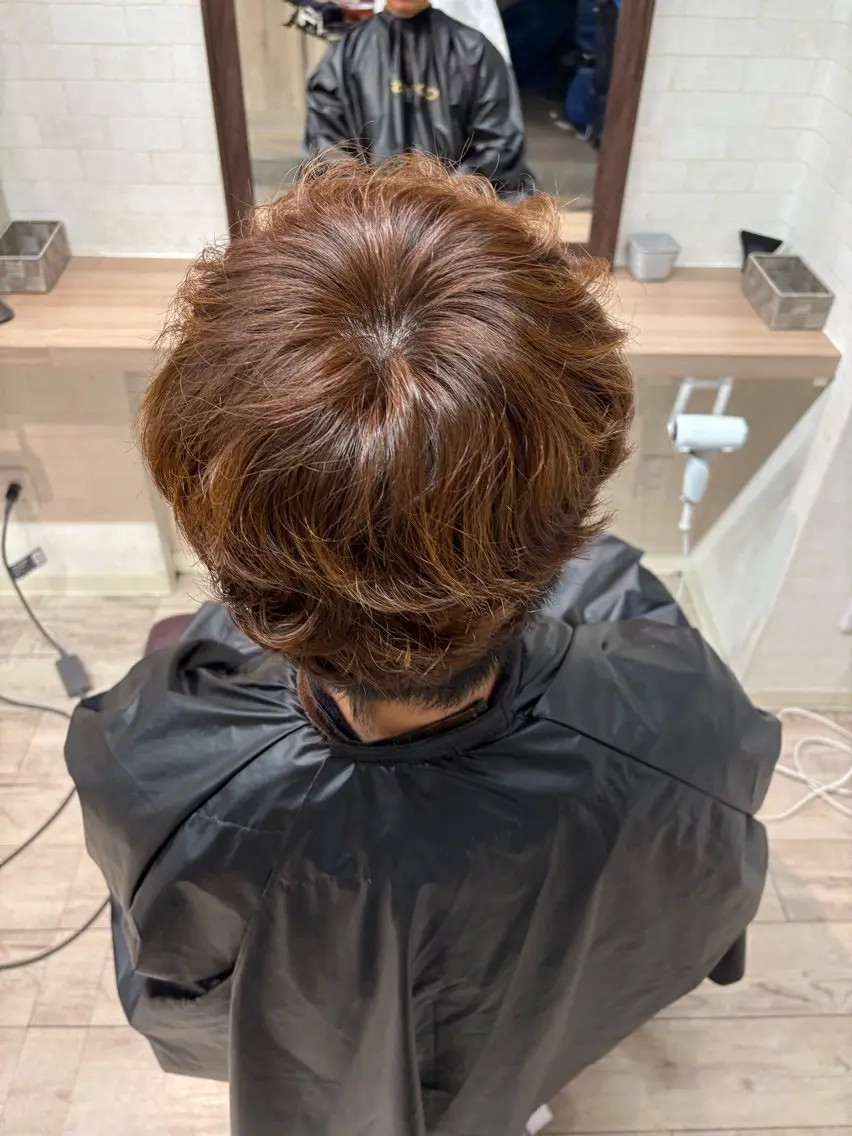 カラー メンズ 坂井 龍二のヘアスタイル