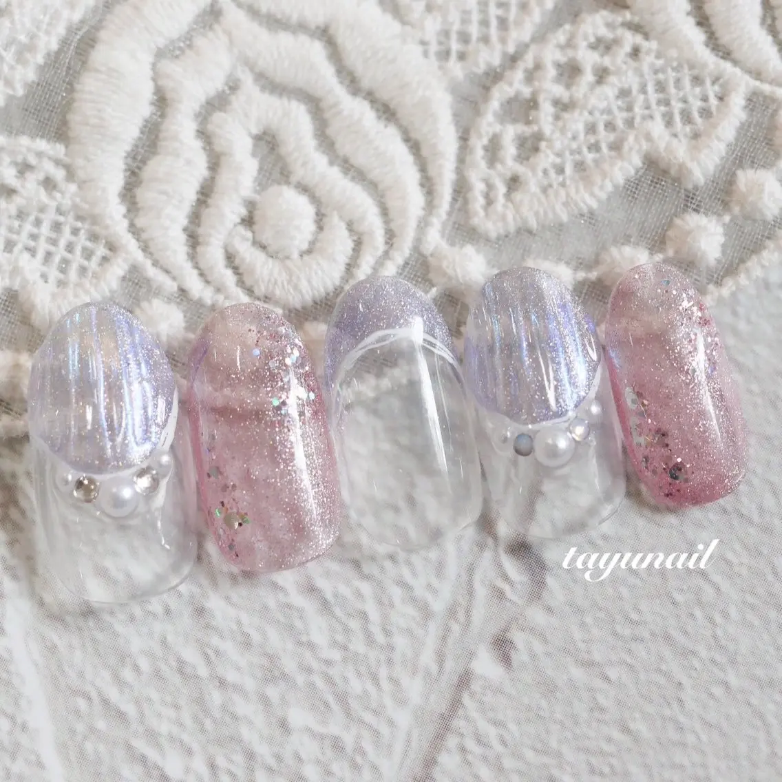 ネイル アートネイル ジェルネイル パラジェル ネイルサロン 【たゆnail】のネイルデザイン