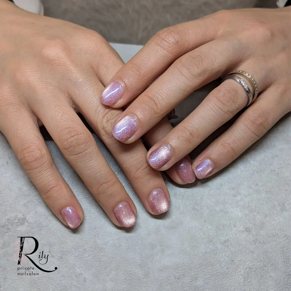 ネイル マグネットネイル nailsalon Rilyのネイルデザイン