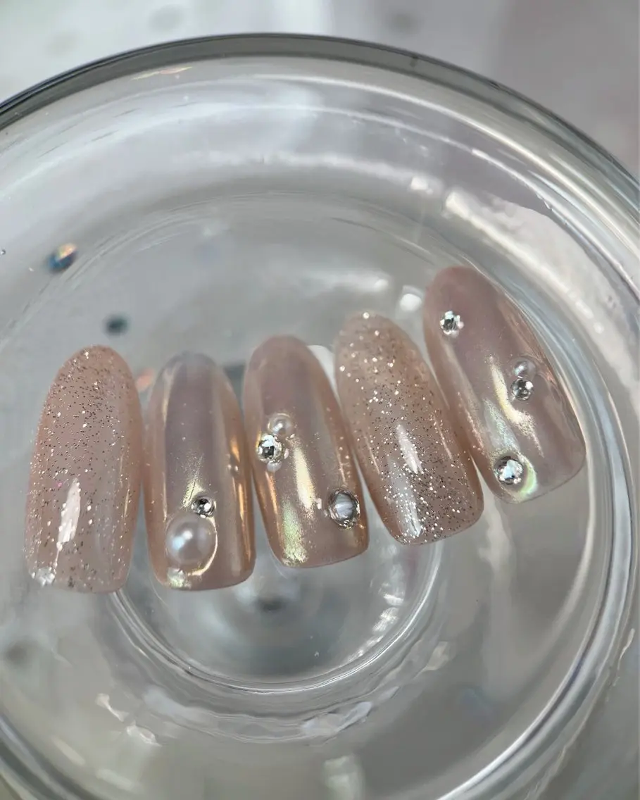 ネイル フットネイル ジェルネイル 韓国ネイル マグネットネイル シンプルネイル ハンドネイル nail salon Lauleaのネイルデザイン