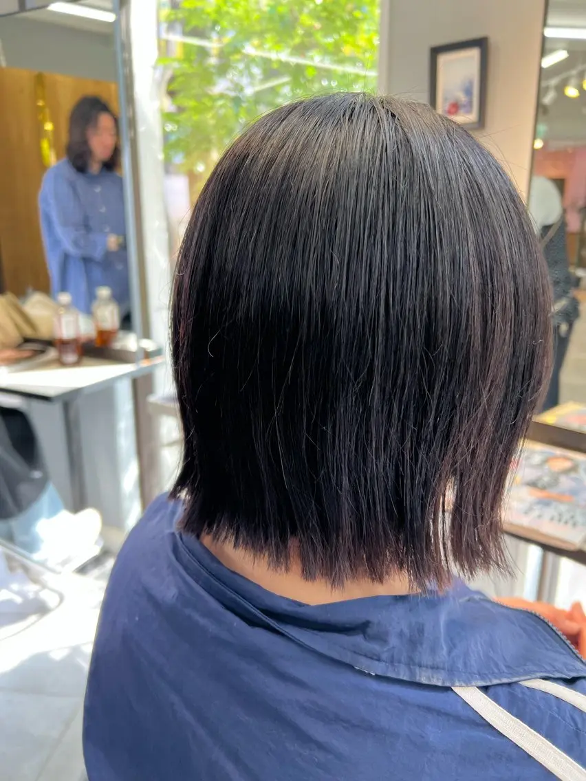 ミディアム 佐藤 慧のヘアスタイル