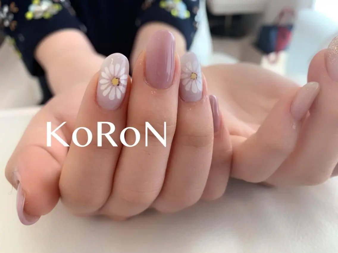 ネイル ハンドネイル 自宅サロン鎌倉 KORONのネイルデザイン
