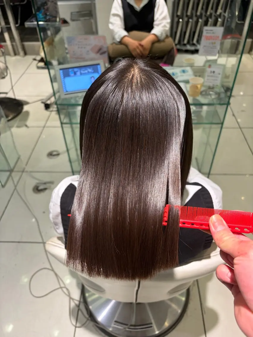 縮毛矯正 💈髪質改善特化💈 岡田 侑輝のヘアスタイル
