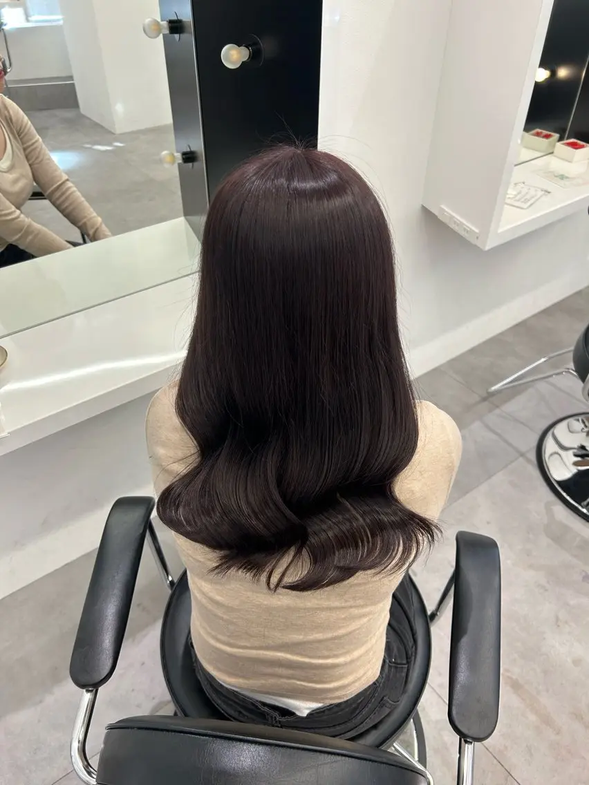 ロング カラー kanon♡ 暖色カラー‎🤍のヘアスタイル
