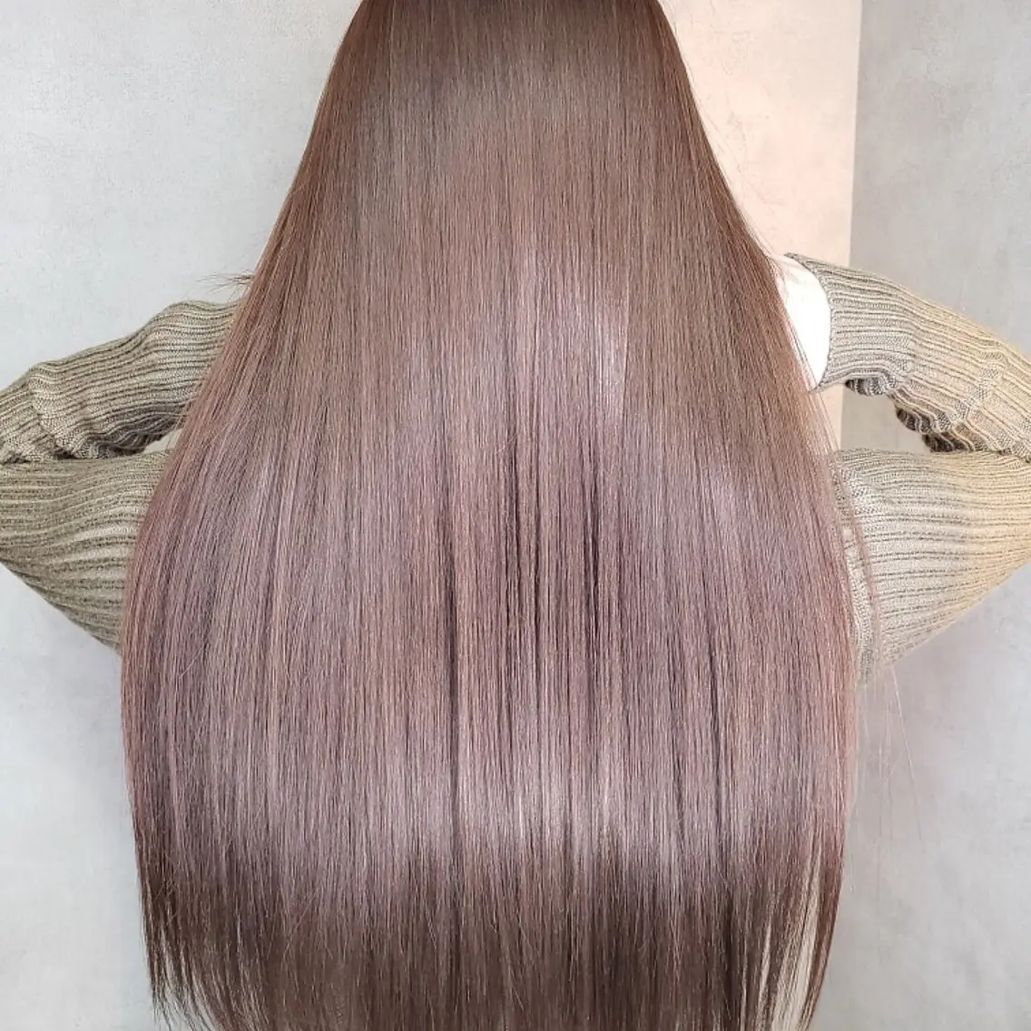 ロング カラー カット 縮毛矯正 RIENS xreaのヘアスタイル