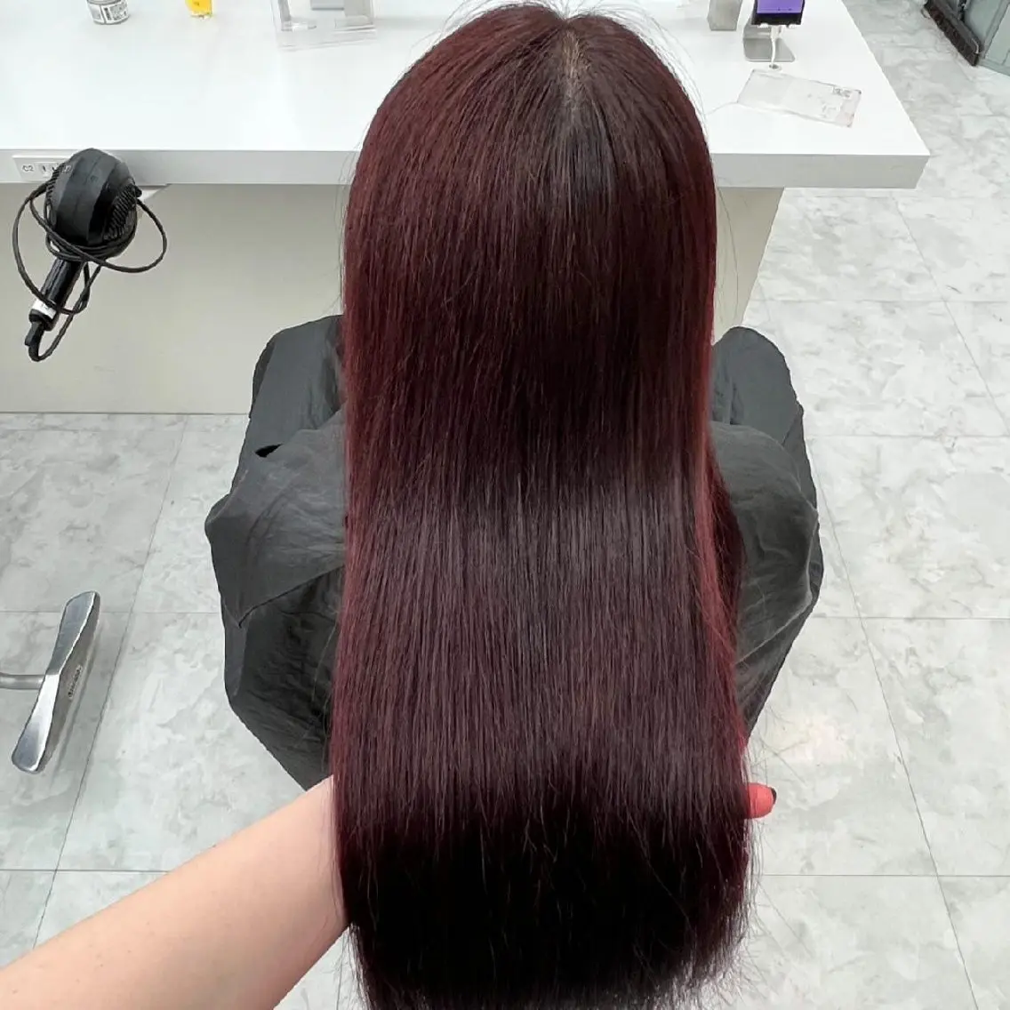 カラー 髪質改善 ヘアカラー トリートメント 🍒renka🍒 ボブ/ショート/暖色のヘアスタイル