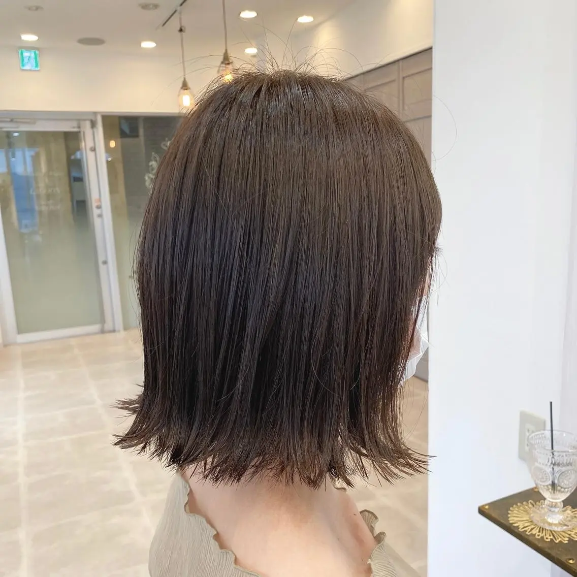 ショート カラー カット ヘアカラー トリートメント ブリーチなし✨艶髪 カラー𓃲YAGIのヘアスタイル