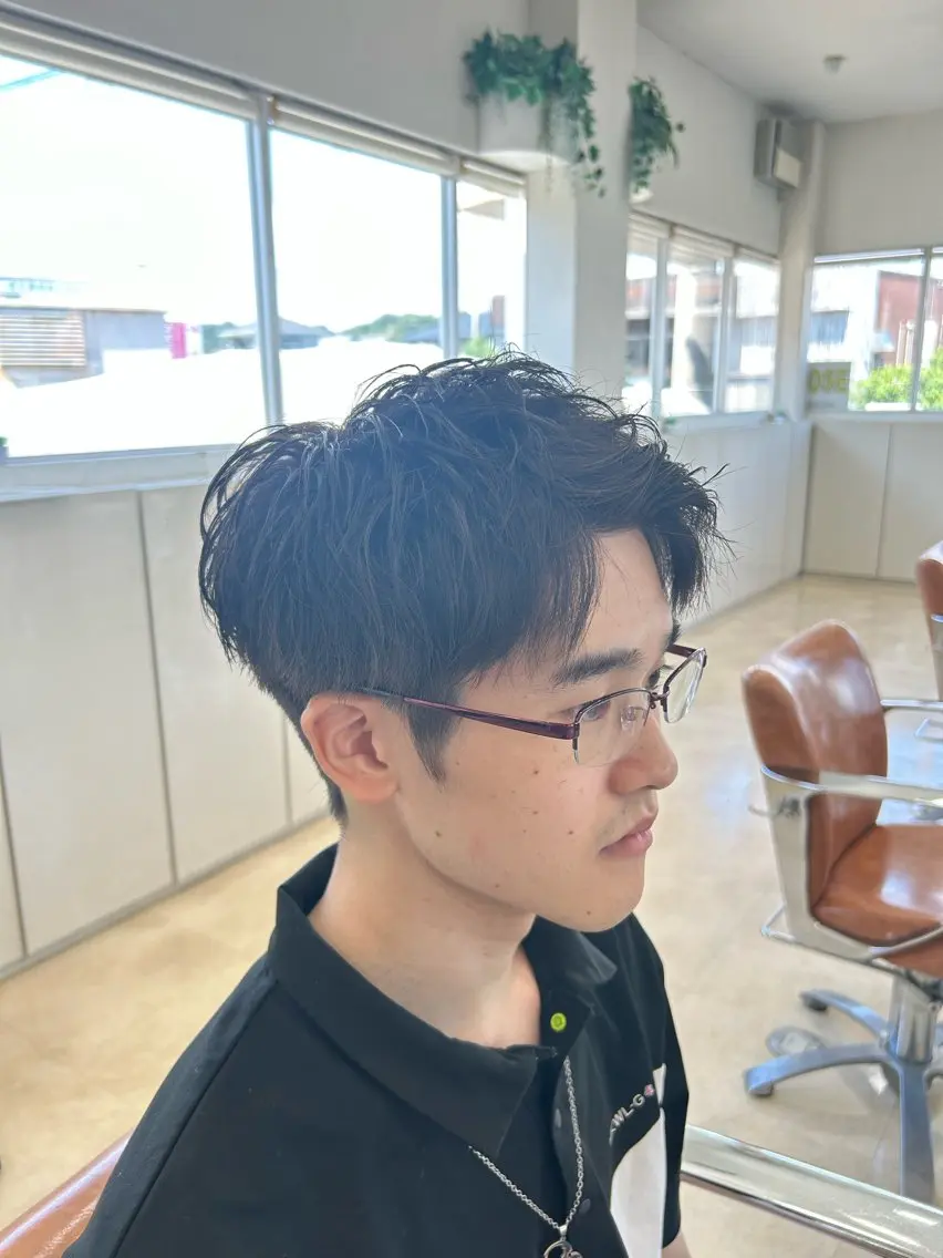 ショート カット ヘアカラー メンズ特化 kazukiのヘアスタイル