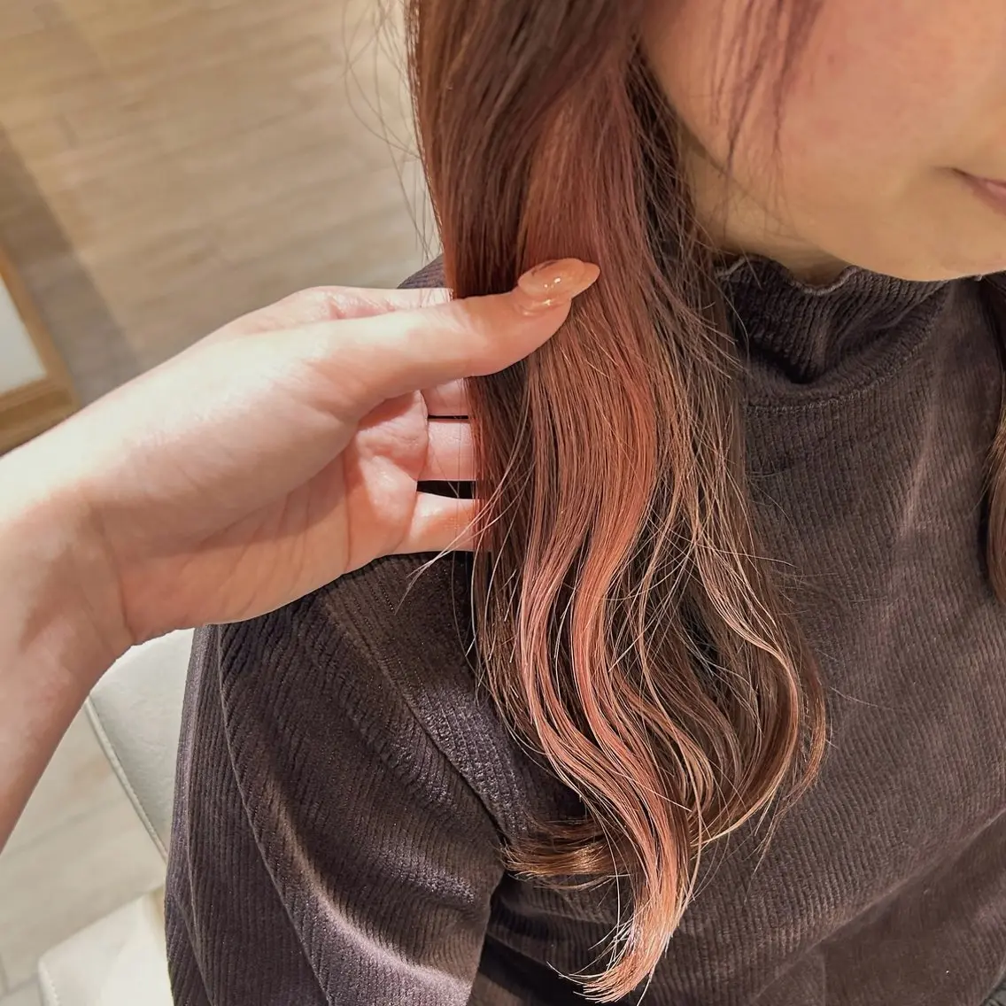 インナーカラー🩰【シャンプー➕ブロー込み】の写真