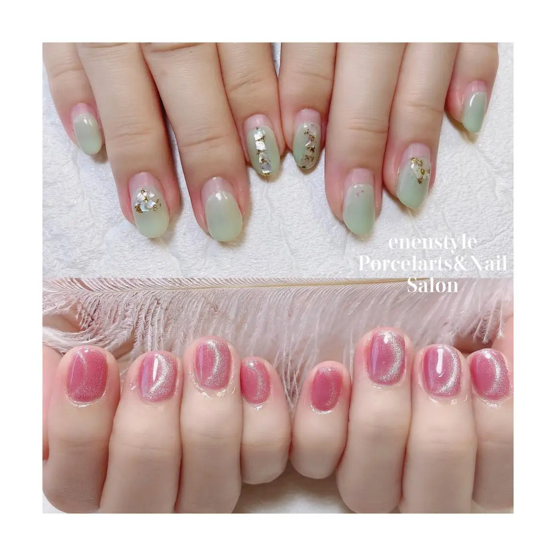 ショート ネイル ハンドネイル 🐾enen style 🐾のネイルデザイン