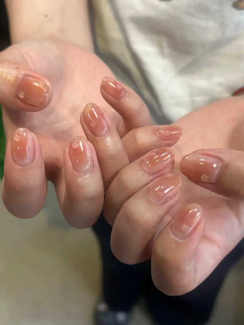 ネイル ハンドネイル Hata nail 🎀個性派ニュアンスのネイルデザイン