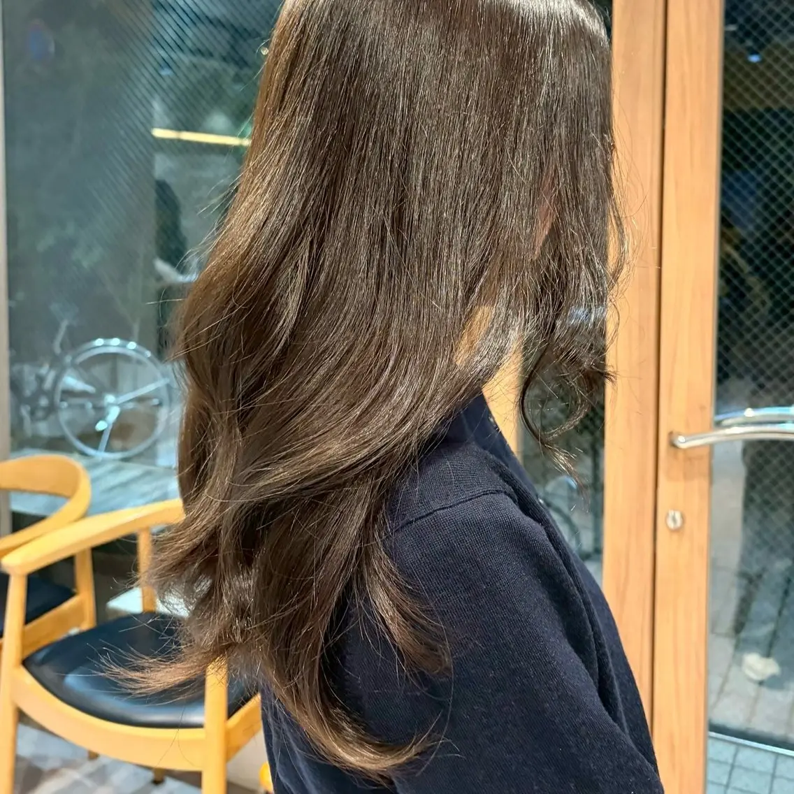 カラー ブリーチ 透明感カラー ブリーチなしカラー オリーブカラー オレンジ ヘアカラー 🍃オリーブ/透明感 カラー/ shoのヘアスタイル