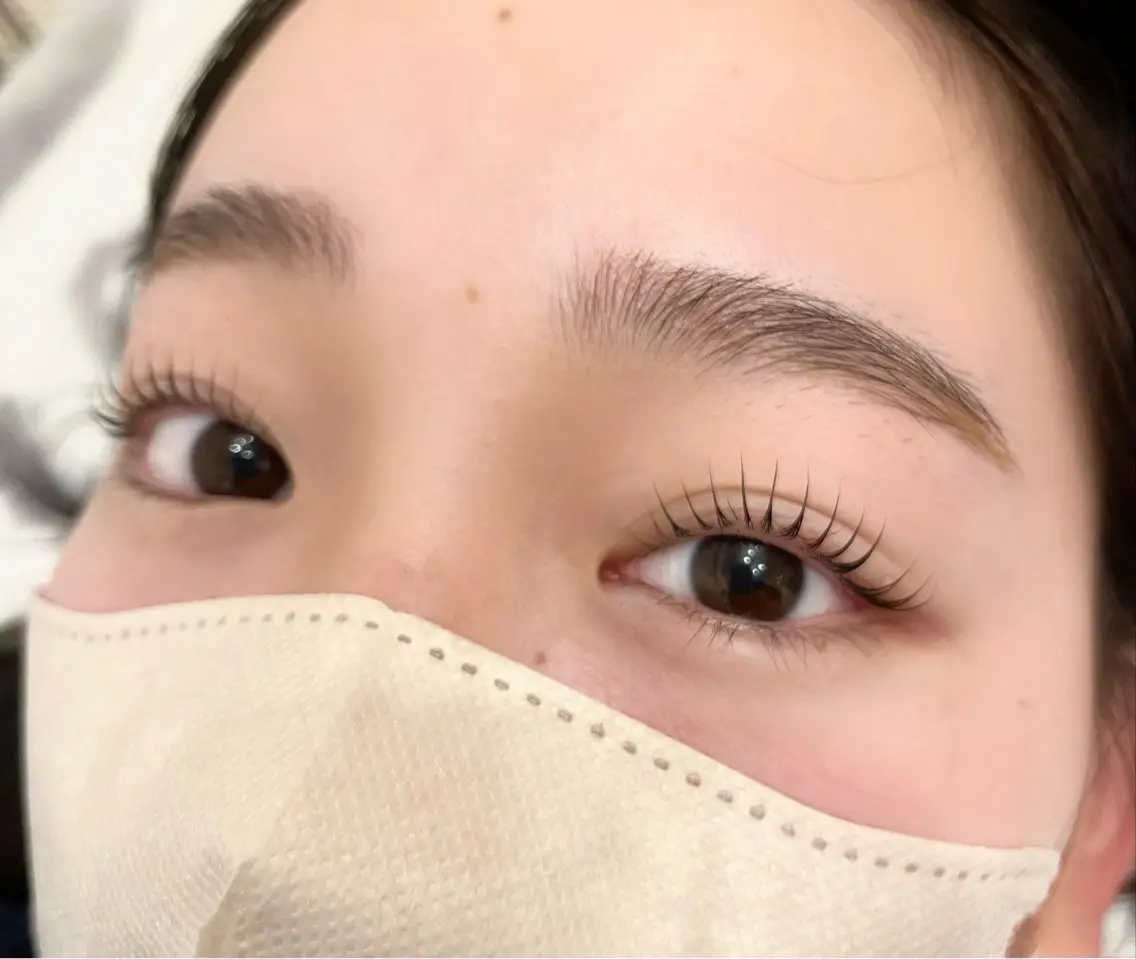 大人気🧚🏻韓国風束感パーマ♡ケラチントリートメント付き💝の写真